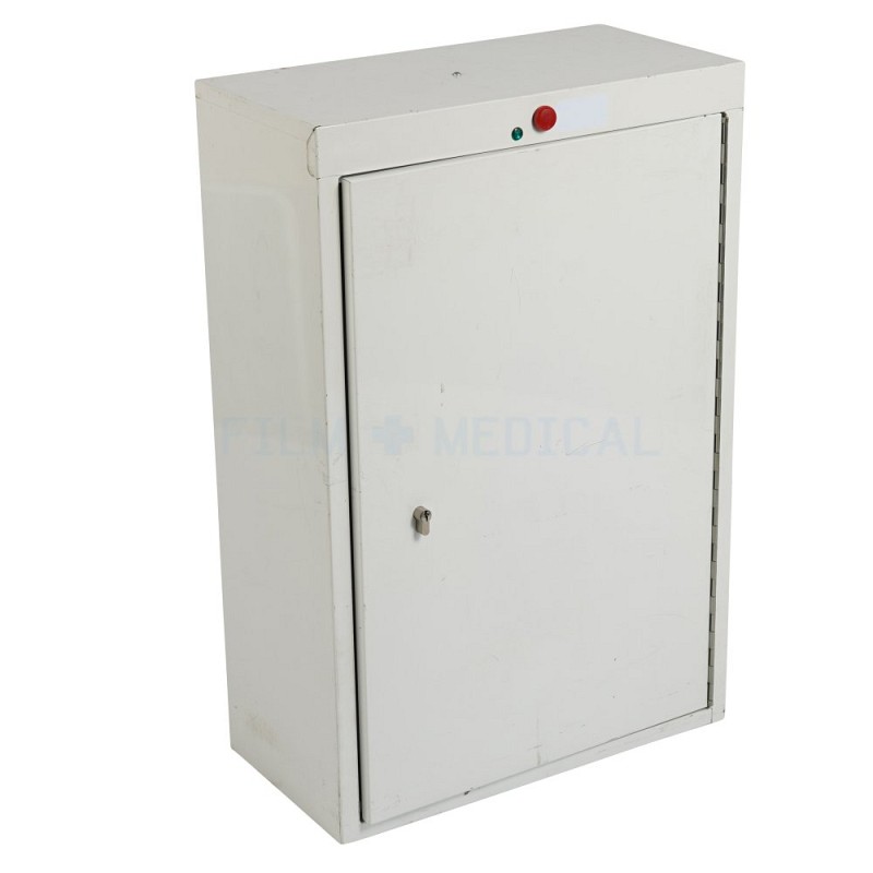 White Metal Lock Cabinet